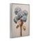 Stupell Industries Vintage Blue Hydrangea Framed Giclee Wall Art Design by Petals Prints Design
